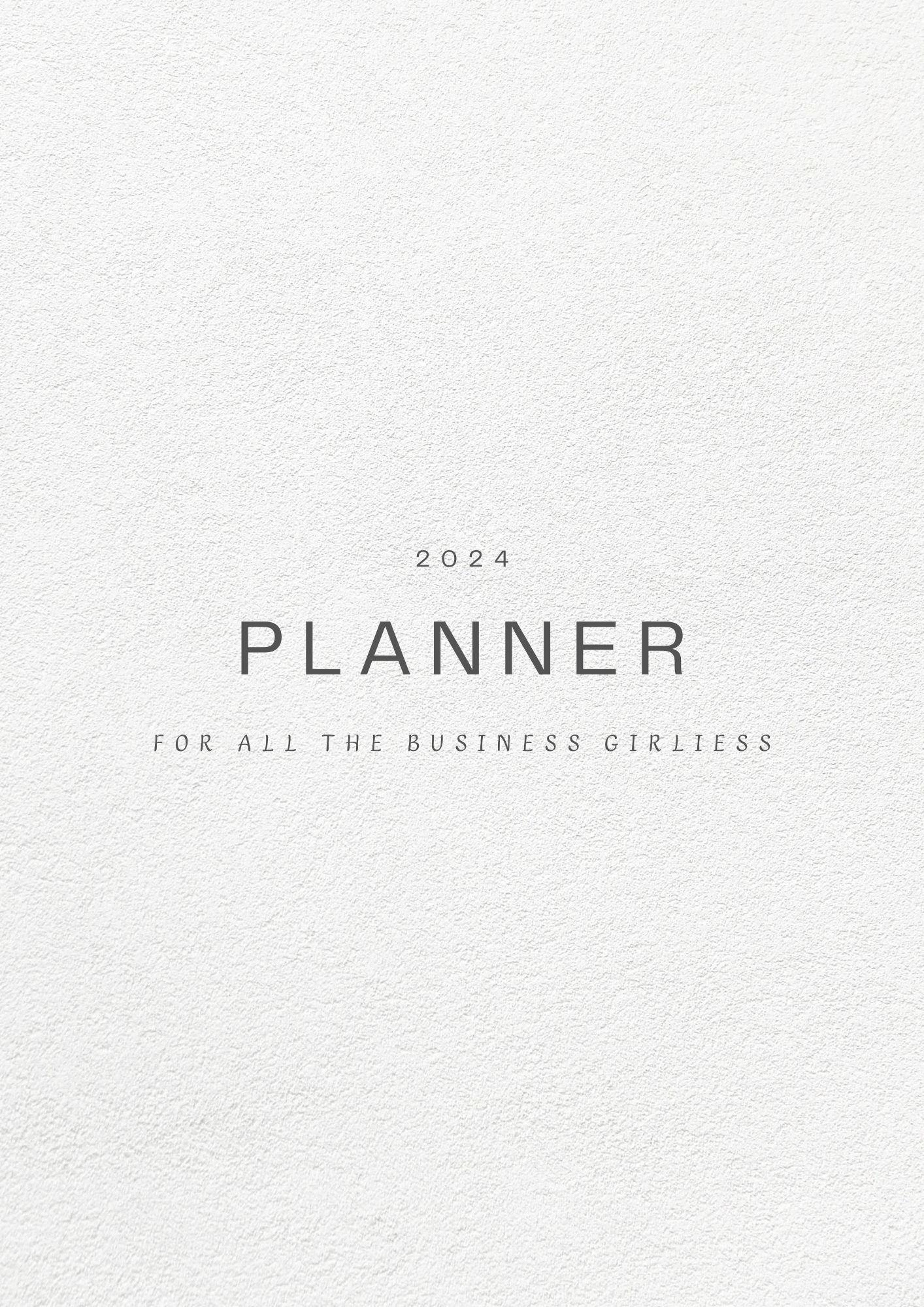 Ultimate 2024 Planner